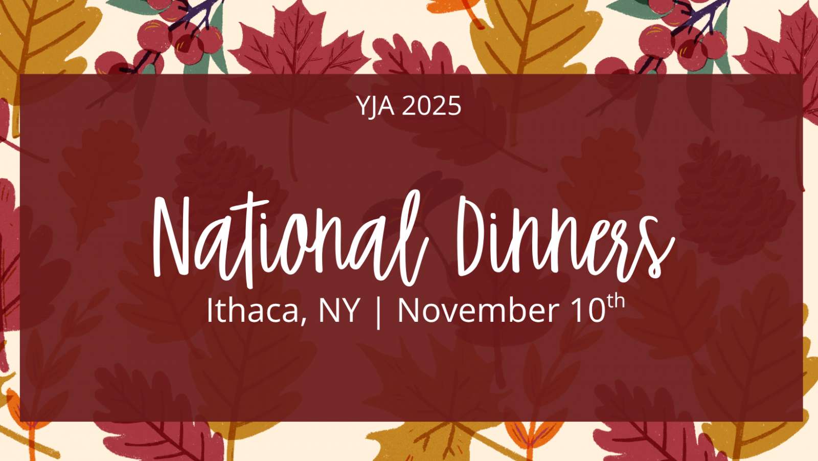 YJA National Dinner - Ithaca, NY