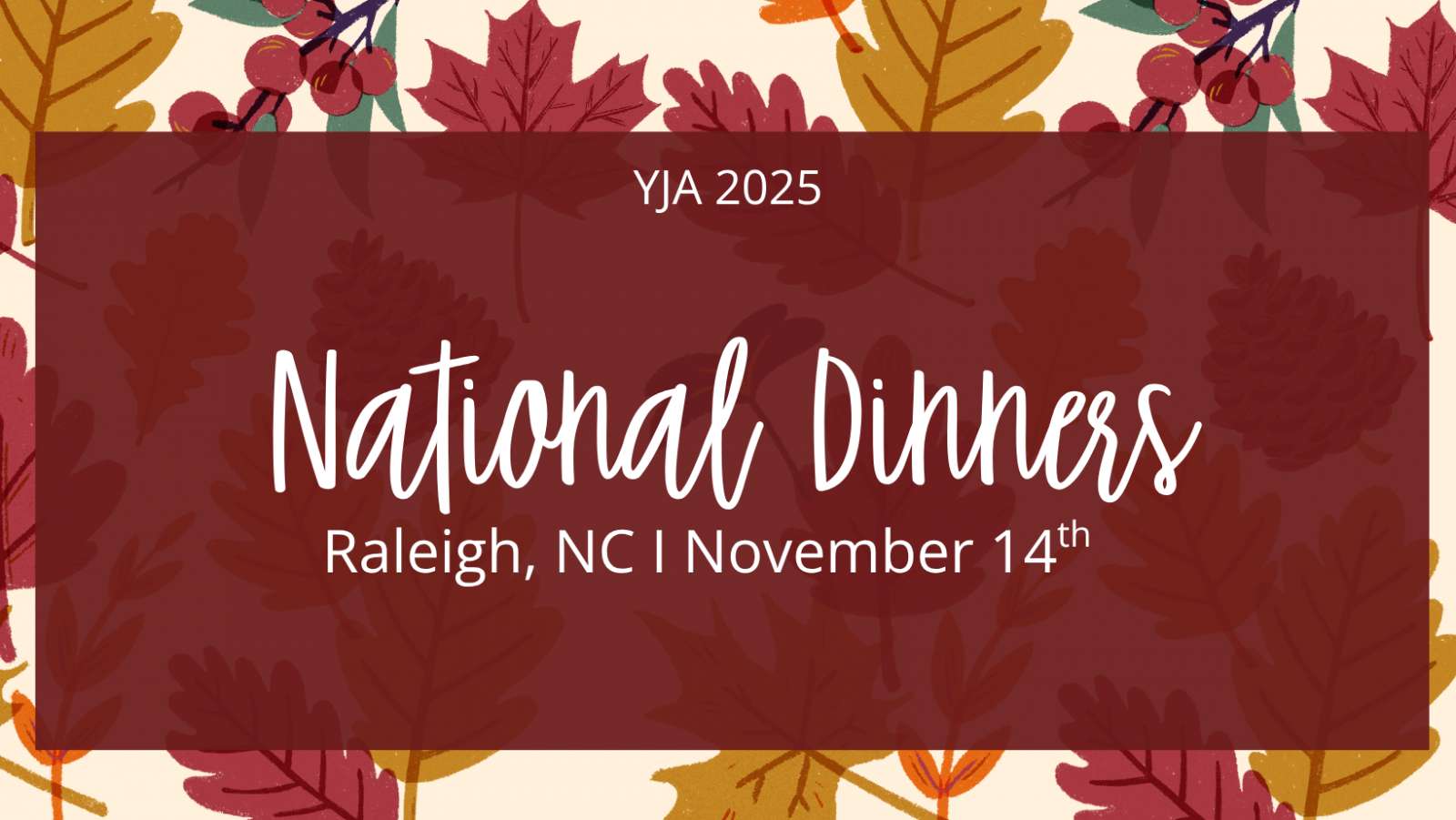 YJA National Dinner - Raleigh, NC