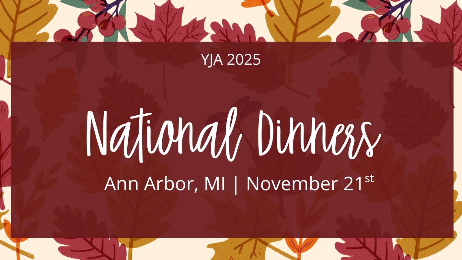 YJA National Dinner - Ann Arbor, MI