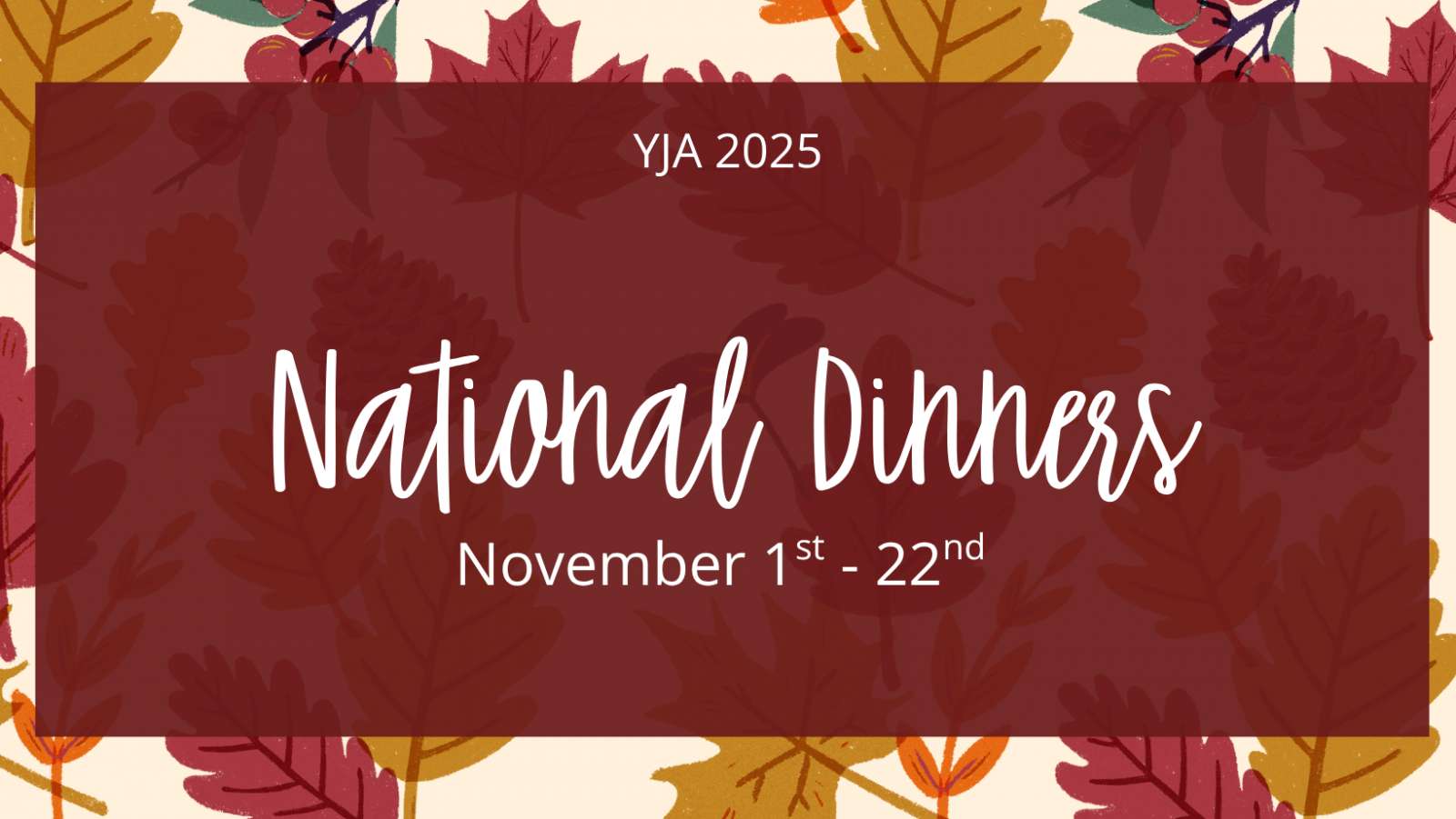 YJA 2025 National Dinners